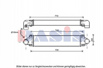 AKS DASIS 227001n -  Интеркулер
